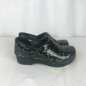 sapato preto com glitter