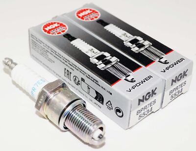 Genuine NGK 5534 Nickel Spark Plug BPR7ES Pack of 2