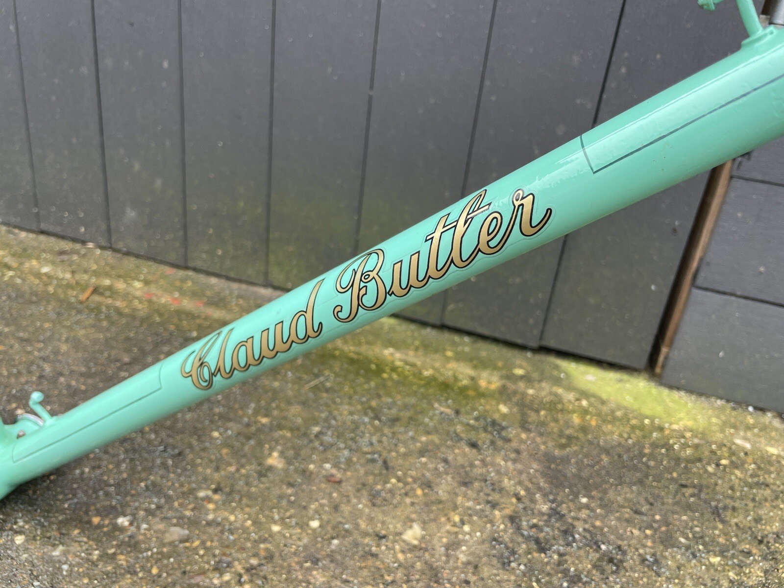 Vintage Turquoise Claud Butler Bicycle Frame Project Road Racing 531