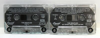 BEATLES COLLECTION ‎– 16 Near Mint Cassettes in Wooden Roll Top