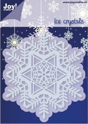 Joy Crafts ICE CRYSTAL CIRCLE Cutting Die Embossing 6002/2053 SNOWFLAKE LARGE