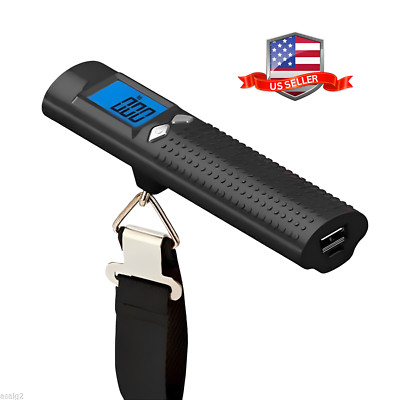 3 In 1 Luggage Scale - Hanging Travel Scale - Power Bank Charger, LED Flashlight
