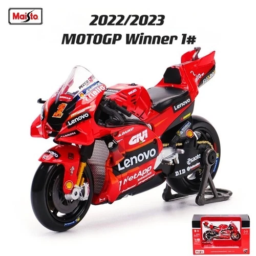 NEW Maisto 1/18 Ducati Lenovo Team #1 2023 Moto Gp Motorcycle Diecast Model Toy - Picture 1 of 6