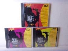 3 KARAOKE CD"S, POP HITS MONTHLY 2004 ERA POP SONGS ON SCREEN LYRICS  NEW
