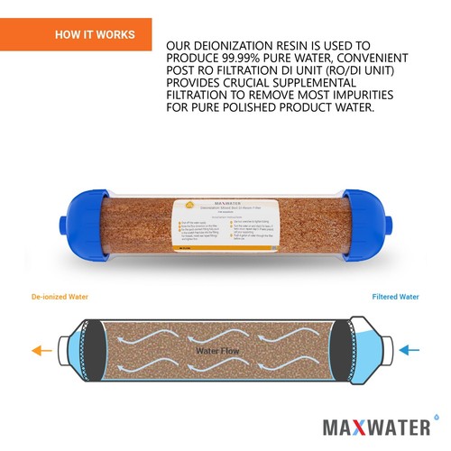 6 Stage Reverse Osmosis RO.DI Water Filter Replacement set 100 GPD for Aquarium - Picture 5 of 13
