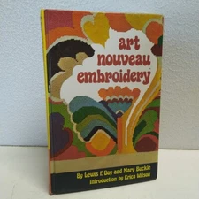 Art Nouveau Embroidery Lewis Day Mary Buckle Vintage 1974 Needlework Stitching H