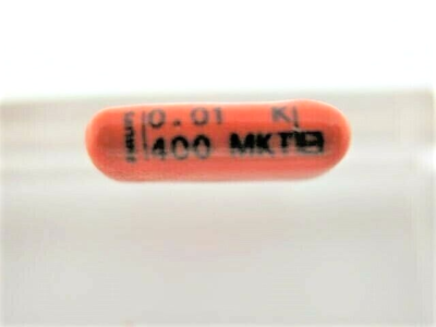 12X - .01uF /.01mfd @ 400v 10% {PHILIPS MKT SERIES} polyester film