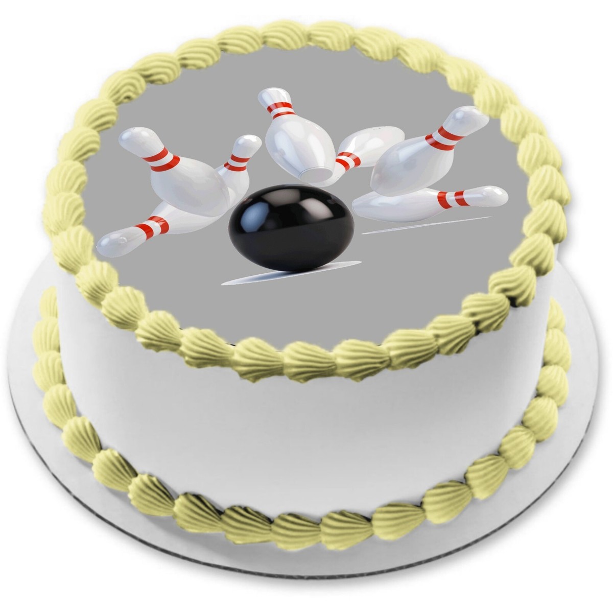 Bowling Cupcake-Topper – 24 Stück, Glitzernd, Für Sport-Mottoparty, Baby Shower & Geburtstag