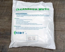 100 Pcs 9" x 9" Dust & Lint Free Very Soft Microfiber  White Cleanroom Wiper (C9