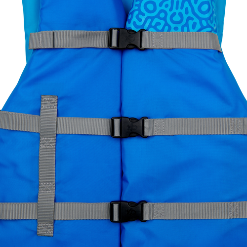 Life Jackets Vest Preserver Type III Blue Ocean Adult Fishing Boating USCG PFD - Picture 6 of 12