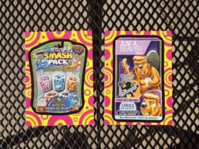 2014 TOPPS WACKY PACKAGES SERIES 1 (ANS 12) SET TWO BONUS CARDS B3