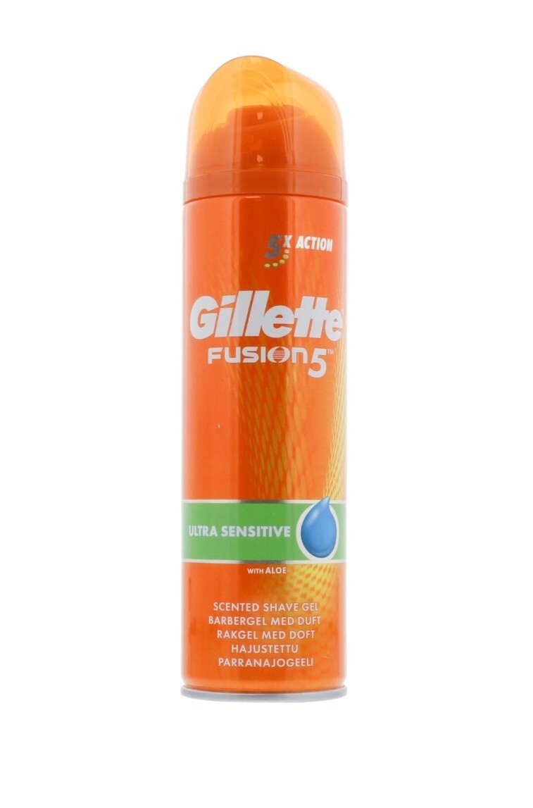 Gillette Fusion5 Ultra Sensitive Men's Shaving Gel 200 ml