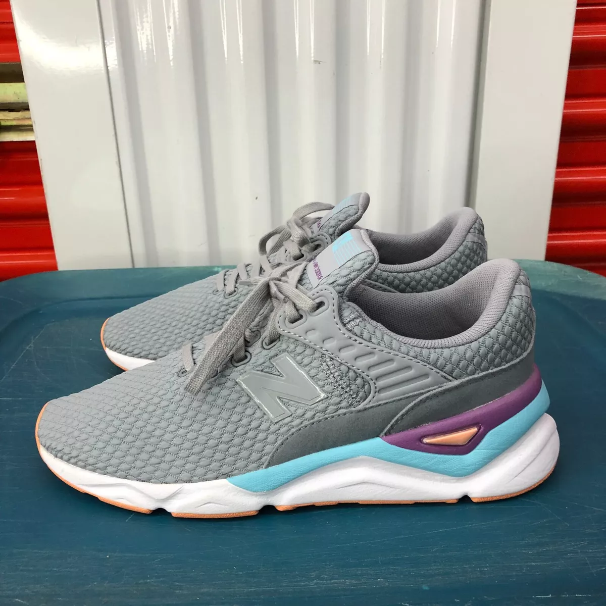 NEW BALANCE X-90 Textile Women Running Shoes 8.5 US Gray Sneakers