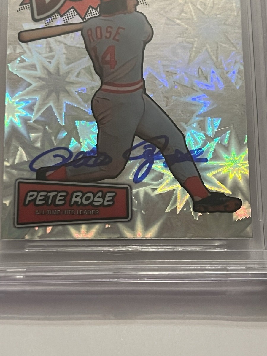 2023 FITERMAN SPORTS EXCLUSIVE PETE ROSE BOOM AUTOGRAPH #4256 REDS