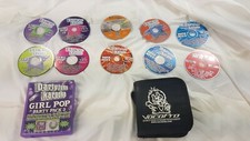 Mixed Lot of 10 Karaoke Music CD's  Many Top Artists w/care cases