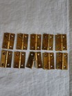 Vintage 10 PC Lot Small Brass Lift-off Hinges
