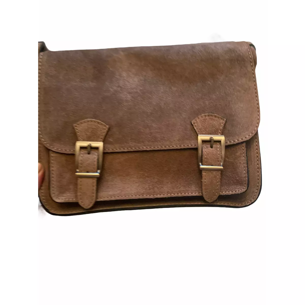 Renata Corsi Suede Shoulder Bag eBay