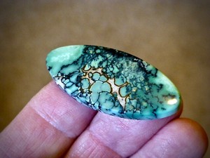 variscite snowville cabochon