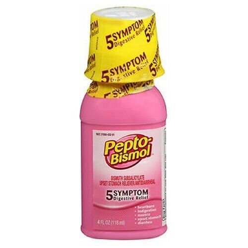 Pepto-Bismol Molestia Estómago Alivio Antidiarrheal Original Liquid 118ml - Imagen 1 de 1