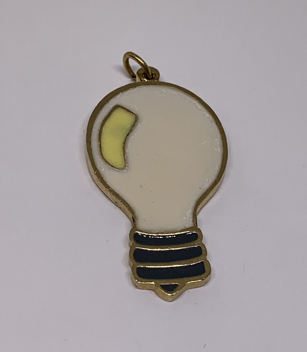 Lightbulb Light Bulb Medal For Turning On Necklace Pendant (34)