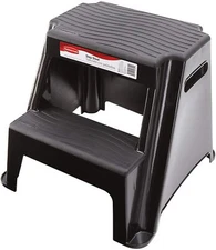 RM-P2 2-Step Molded Plastic Stool with Non-Slip Step Treads 300-Pound Capacity
