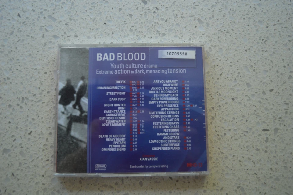 BAD BLOOD RARE SOUND EFFECTS CD! LIBRARY MUSIC - Image 3 of 3