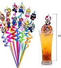 98PCS Mario Party Favor Supplies Reusable Drinking Straws Mask & Slap Bracelets  — photo 5