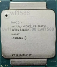 Intel Xeon E5-2667 V3 3.20GHz 8Cores SR203 LGA2011-3 CPU Processor 2667V3