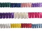 RIBBON EASY PLEAT IN 24 COLOURS 3 LENGHTS PRE PLEATED RIBBON SAVES TIME