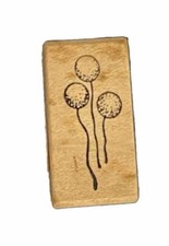 Mini Balloons Bundle Birthday Special Occasion Celebration Wood Rubber Stamp