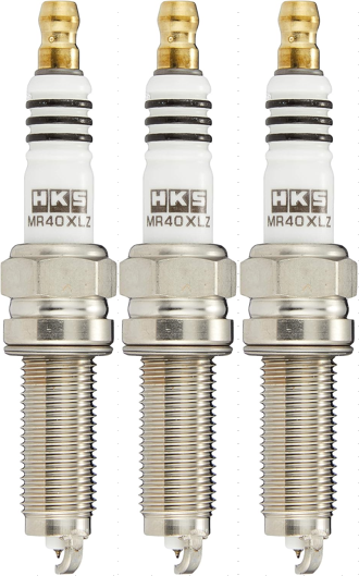 [Set of 3] HKS SUPER FIRE RACING 50003-MR40XLZ Spark Plugs Heat Range No.8