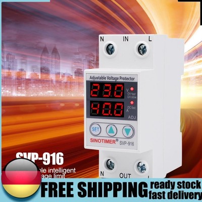 SVP-916 Adjustable Voltage Surge Protector Automatic Recovery Circuit Breaker