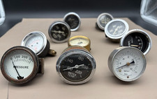 10 x Oldtimer Instrumente diverse Öl druck Water Temp AMPS
