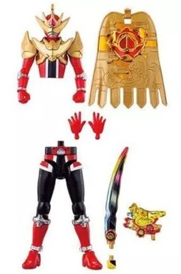 Goldon Momotarou Set Bustaro Sentai Don Brothers Yudo 2 Syokugan Figur