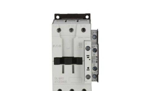 XTCE040DS1TD Eaton Contactors Eaton XT IEC contactor, 40A, Side-mounted, 24-27