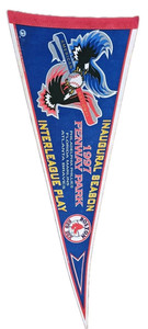 Vintage Pennant – Fenway Park - Interleague Play Inaugural Season 1997