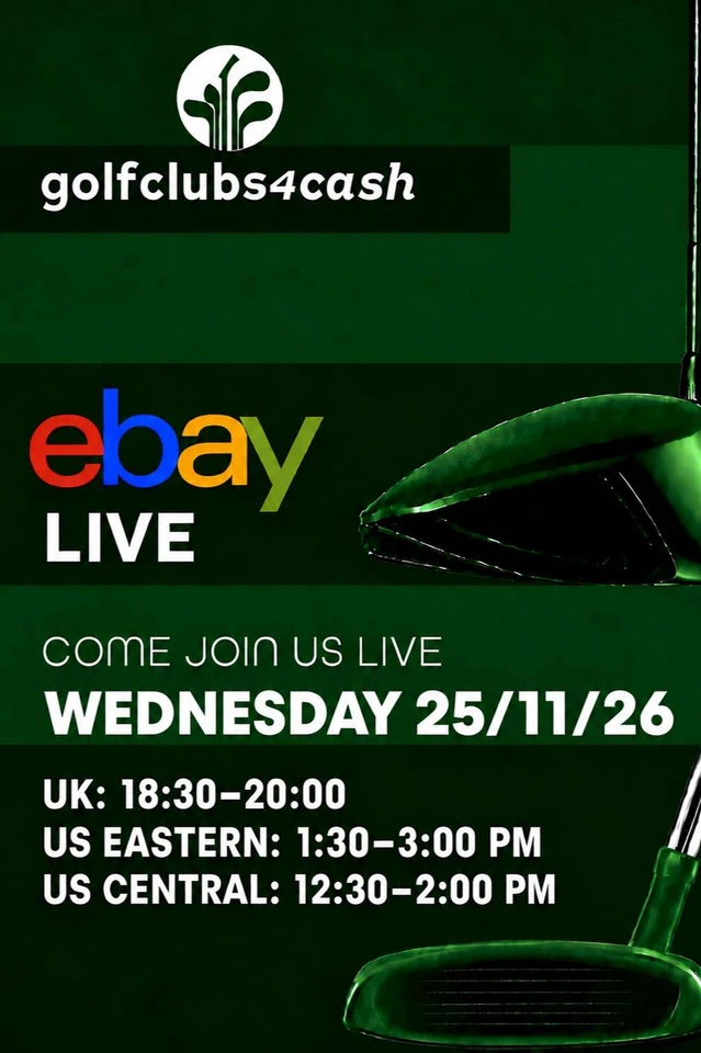 Golfclubs4cash Ebay Live! Europe's Largest Used Golf Selection. £1 Starts⛳