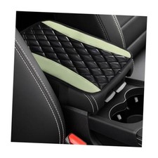 Car Center Console Cushion Pad, Universal Leather Waterproof Armrest Green