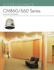 Sonance CM660 In-Ceiling Speakers 6.5" Prommericial Pair, 70v/100v, Sealed, NEW