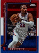 2025-26 Topps Chrome #20 Oshae Brissett Red White and Blue Refractor