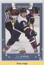 2017-18 Upper Deck Compendium Blue Erik Johnson #65 READ 0e3