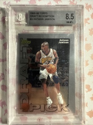1998-1999 Topps Draft Pick Redemption Antawn Jamison Beckett 8.5