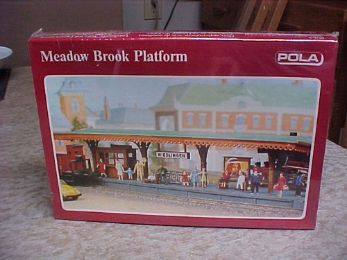 Kit de construcción de plataforma POLA HO escala 11555 Meadow Brook escala HO Alemania Occidental | Zustand: New