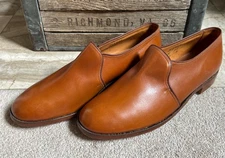 TRICKER'S men's slip-on plain toe dress shoes | brown | UK 8.5 US 9.5