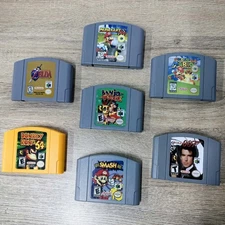 Video N64 Games for Nintendo 64 Console USA Version Free Shipping