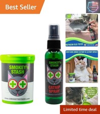 Cat Catnip Spray and Dried Organic Catnip Combo Maximum Potency cat nip Bundle
