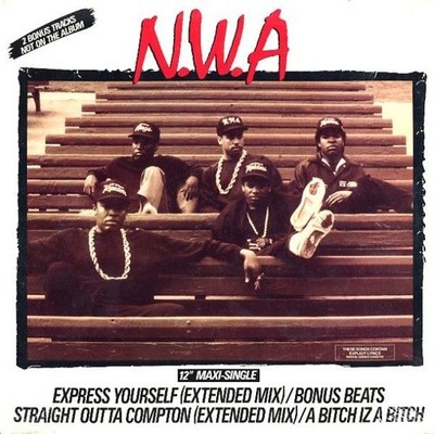 LP: N.W.As - Express Yourself, 1989, Ruthless Records - VL7207, Vinyl, Hip-Hop