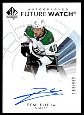 2017-18 SP AUTHENTIC FUTURE AUTO Remi Elie Auto 188/999 Dallas Stars #166