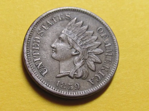 1859 INDIAN HEAD CENT NICE XF/AU COIN