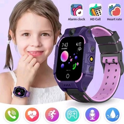 lNeue Kinder-Smartwatch HD-Touchscreen 46-SIM-KARTEN-FUNKTION Anrufe Kinderuhr